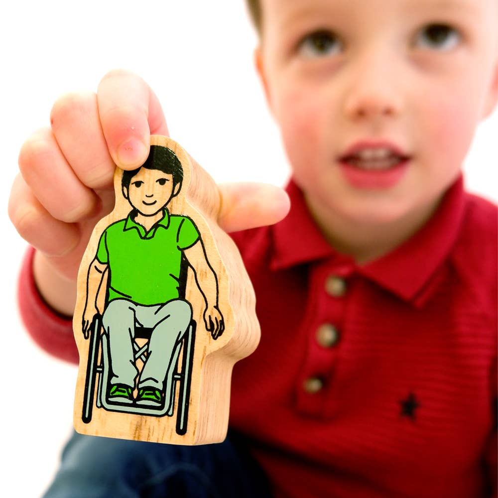 People playset - Handmade fair trade wooden kids toy