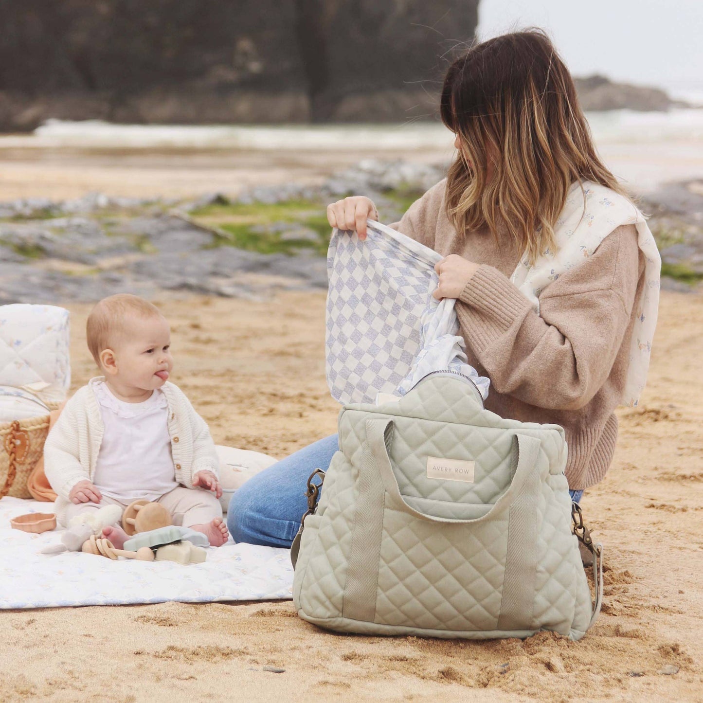 Baby Changing Bag - Sage